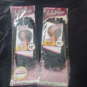 Lulutress Island Twist Hair ( Brand new) 12 inches.